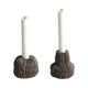 Bonnie Mini Ljusstake Brun 2-pack