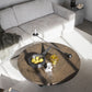 Boxford Soffbord Brun Ek Ø110 | Rowico Home | 7340126557082 | 121018 | Maessing Interiör
