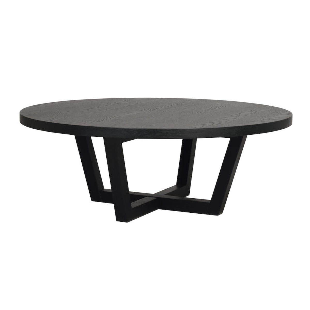 Boxford Soffbord Svart Ek Ø110 | Rowico Home | 7340126557099 | 121019 | Maessing Interiör