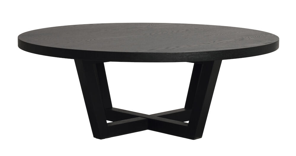 Boxford Soffbord Svart Ek Ø110 | Rowico Home | 7340126557099 | 121019 | Maessing Interiör