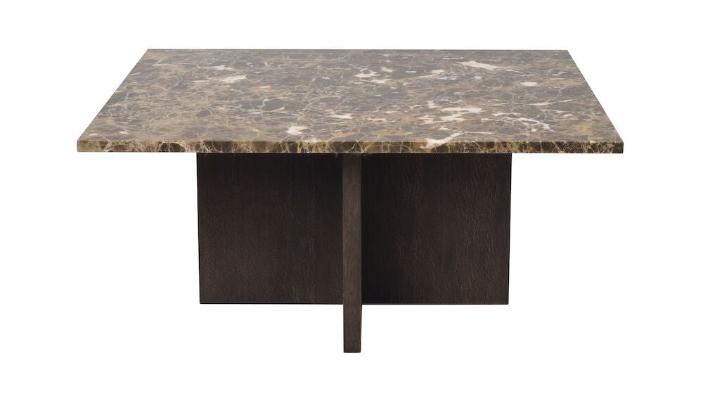 Brooksville Soffbord Brun Marmor/Brun Ek 90 | Rowico Home | 7340126554845 | 120790 | Maessing Interiör