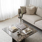 Brooksville Soffbord Brun Marmor/Brun Ek 90 | Rowico Home | 7340126554845 | 120790 | Maessing Interiör
