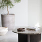 Brooksville Soffbord Brun Marmor/Brun Ek Ø90 | Rowico Home | 7340126554807 | 120786 | Maessing Interiör