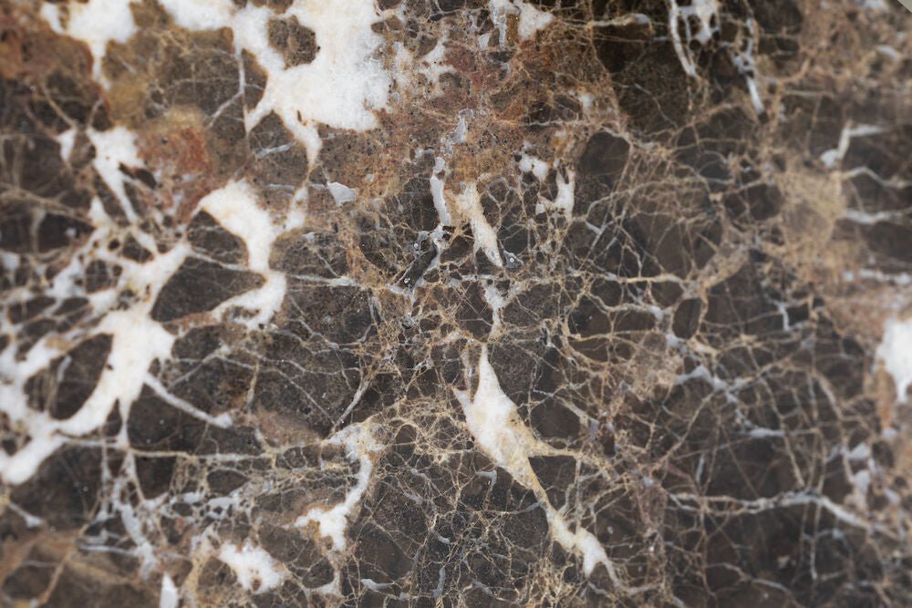 Brooksville Soffbord Brun Marmor/vitpigment Ek 90 | Rowico Home | 7340126554821 | 120788 | Maessing Interiör