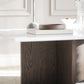 Brooksville Soffbord Vit Marmor/Brun Ek 90 | Rowico Home | 7340126554852 | 120791 | Maessing Interiör