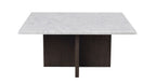 Brooksville Soffbord Vit Marmor/Brun Ek 90 | Rowico Home | 7340126554852 | 120791 | Maessing Interiör