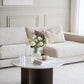 Brooksville Soffbord Vit Marmor/Brun Ek Ø90 | Rowico Home | 7340126554814 | 120787 | Maessing Interiör