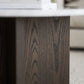 Brooksville Soffbord Vit Marmor/Brun Ek Ø90 | Rowico Home | 7340126554814 | 120787 | Maessing Interiör