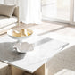 Brooksville Soffbord Vit Marmor/Vitpigmenterad Ek 90 | Rowico Home | 7340126554838 | 120789 | Maessing Interiör
