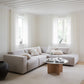 Brooksville Soffbord Vit Marmor/Vitpigmenterad Ek Ø90 | Rowico Home | 7340126554791 | 120785 | Maessing Interiör