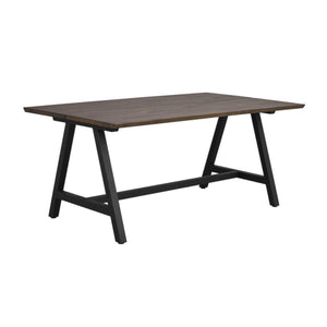 Carradale Matbord Brun Ek/Svarta A-ben 170
