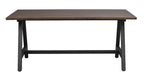 Carradale Matbord Brun Ek/Svarta A - ben 170 | Rowico Home | 7340126556337 | 120885 | Maessing Interiör