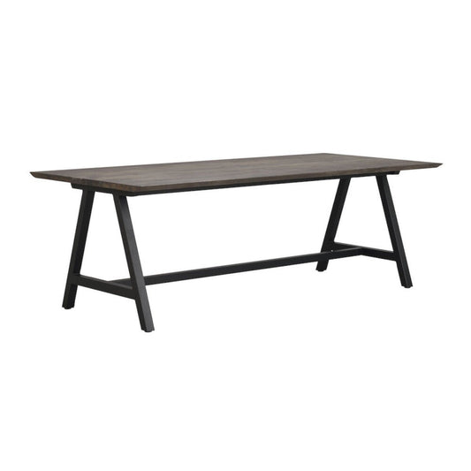Carradale Matbord Brun Ek/Svarta A - ben 220 | Rowico Home | 7340126549384 | 120341 | Maessing Interiör