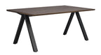 Carradale Matbord Brun Ek/Svarta V - ben 170 | Rowico Home | 7340126556276 | 120881 | Maessing Interiör