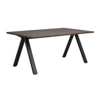 Carradale Matbord Brun Ek/Svarta V - ben 170 | Rowico Home | 7340126556276 | 120881 | Maessing Interiör