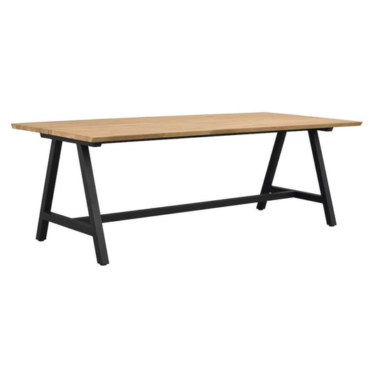Carradale Matbord Ek/Svarta A - ben 220 | Rowico Home | 7340126557716 | 120897 | Maessing Interiör