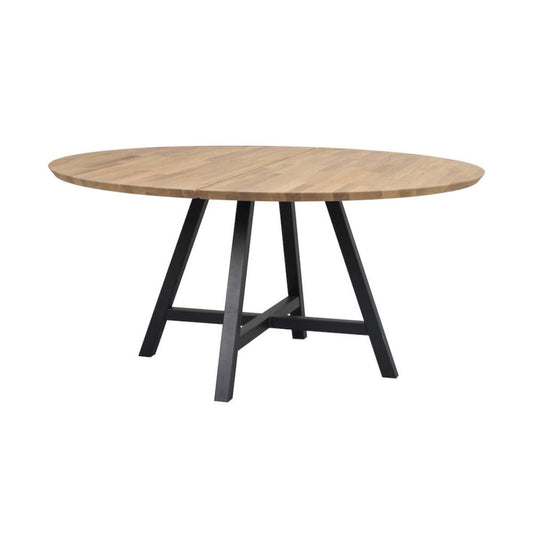 Carradale Matbord Ek/Svarta A - ben Ø150 | Rowico Home | 7340126557723 | 120898 | Maessing Interiör