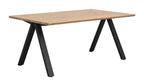 Carradale Matbord Ek/Svarta V - ben 170 | Rowico Home | 7340126557693 | 120883 | Maessing Interiör