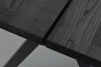 Carradale Matbord Svart Ek/Svarta V - ben 220 | Rowico Home | 7340126552629 | 120326 | Maessing Interiör