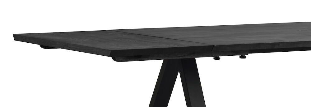 Carradale Matbord Svart Ek/Svarta V - ben 220 | Rowico Home | 7340126552629 | 120326 | Maessing Interiör