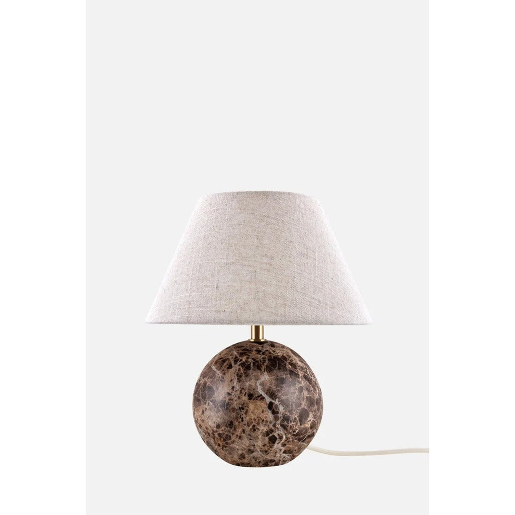 Castello 24 Bordslampa Brun marmor | Globen Lighting | 7319435122069 | 512206 | Maessing Interiör