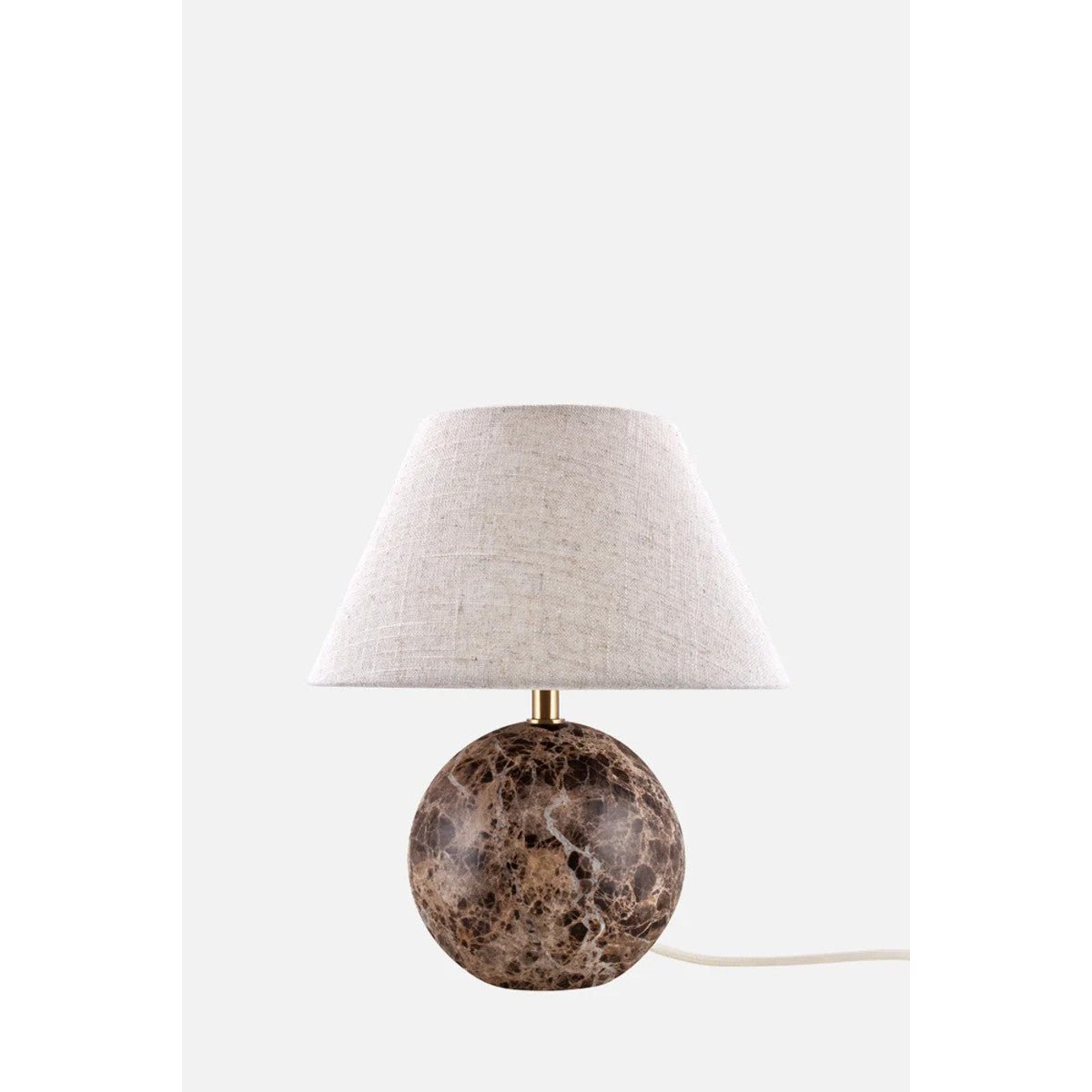 Castello 24 Bordslampa Brun marmor | Globen Lighting | 7319435122069 | 512206 | Maessing Interiör