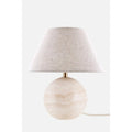 Castello 35 Bordslampa Travertin/Beige | Globen Lighting | 7319435223025 | 522302 | Maessing Interiör
