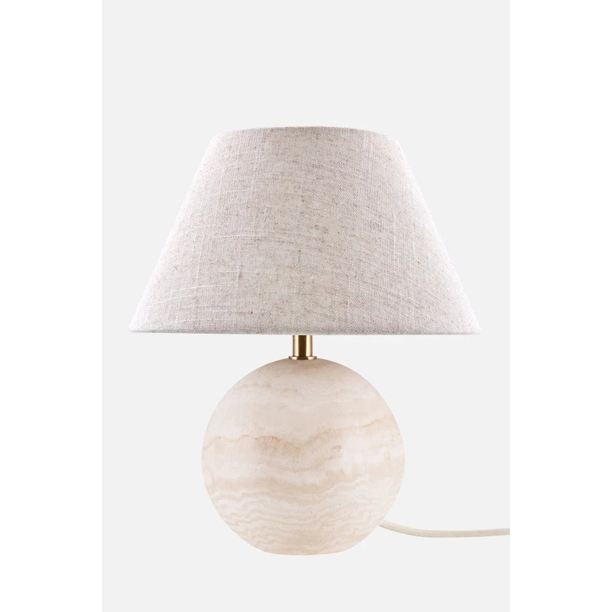 Castello 35 Bordslampa Travertin/Beige | Globen Lighting | 7319435223025 | 522302 | Maessing Interiör