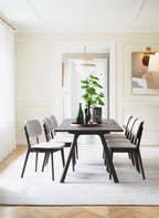 Clapperton Matbord Brun Ek 220 | Rowico Home | 7340233303992 | 128170 | Maessing Interiör