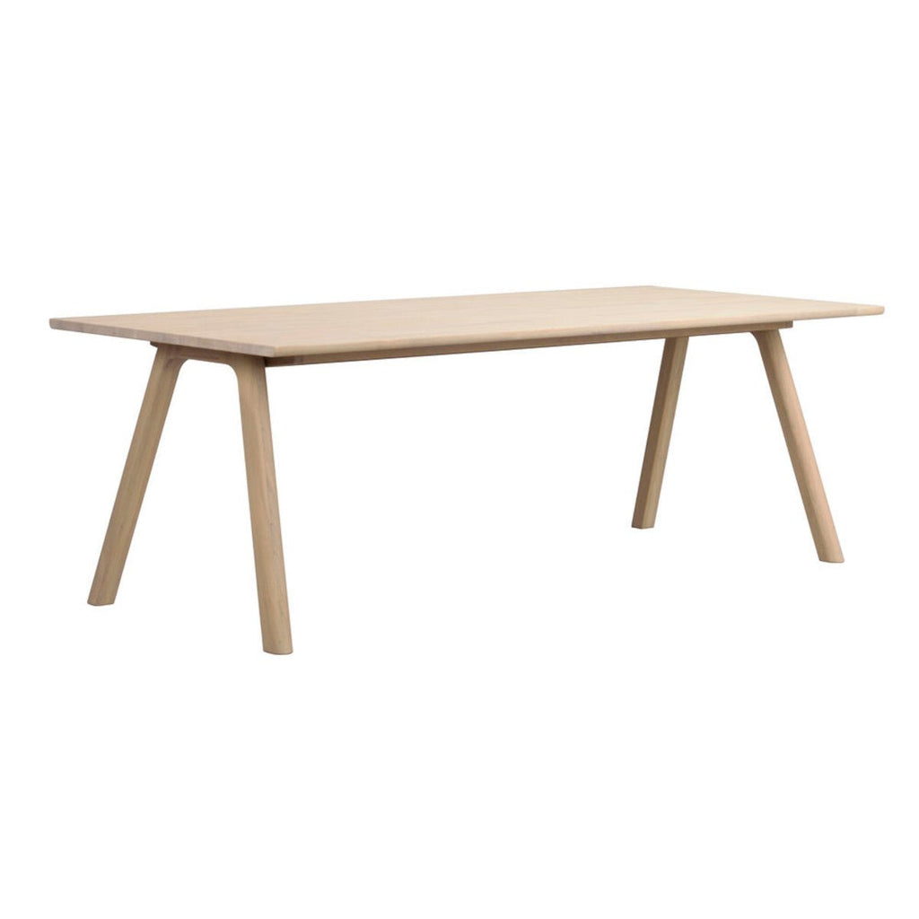 Clapperton Matbord Vitpigmenterad Ek 220 | Rowico Home | 7340233303961 | 128160 | Maessing Interiör