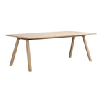 Clapperton Matbord Vitpigmenterad Ek 220 | Rowico Home | 7340233303961 | 128160 | Maessing Interiör