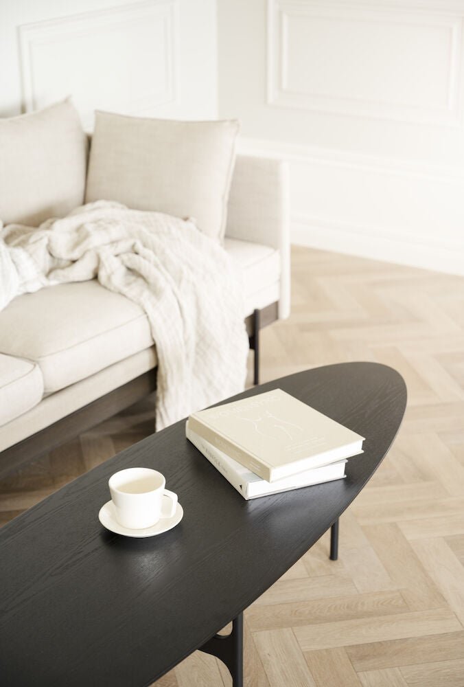 Colton Soffbord Svart Ask/Svart 180 | Rowico Home | 7340126551394 | 119896 | Maessing Interiör