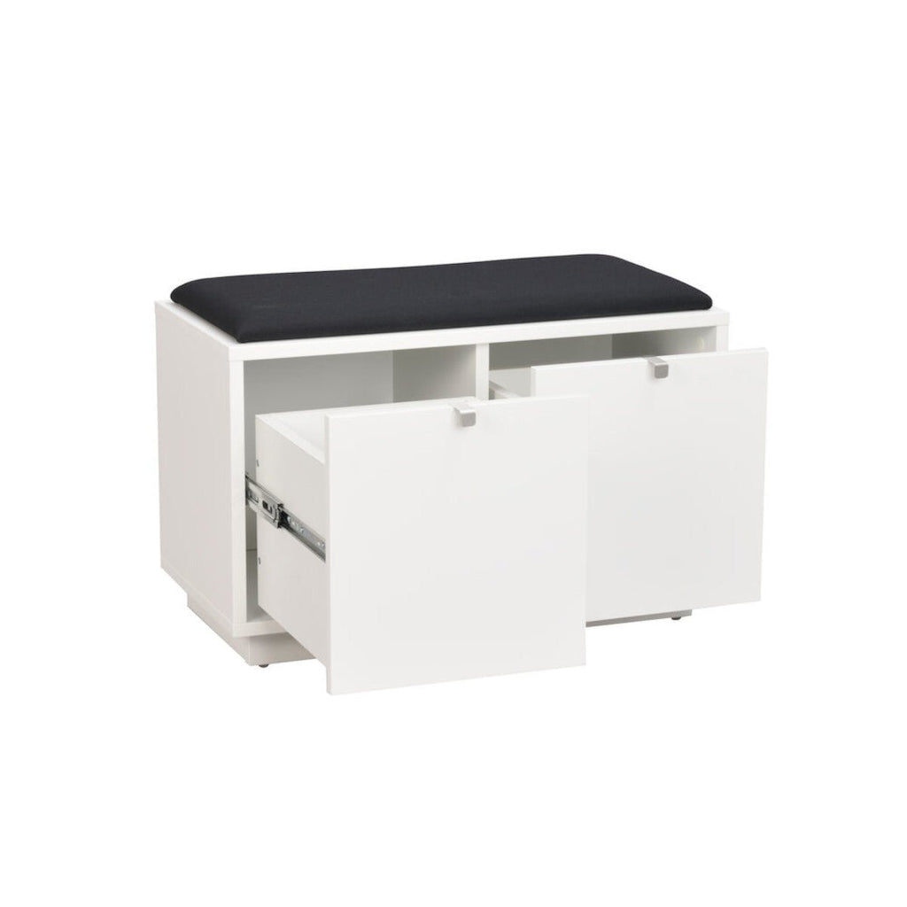 Confetti Bänk 2L Vit/Svart | Rowico Home | 7340126521830 | 103755 | Maessing Interiör