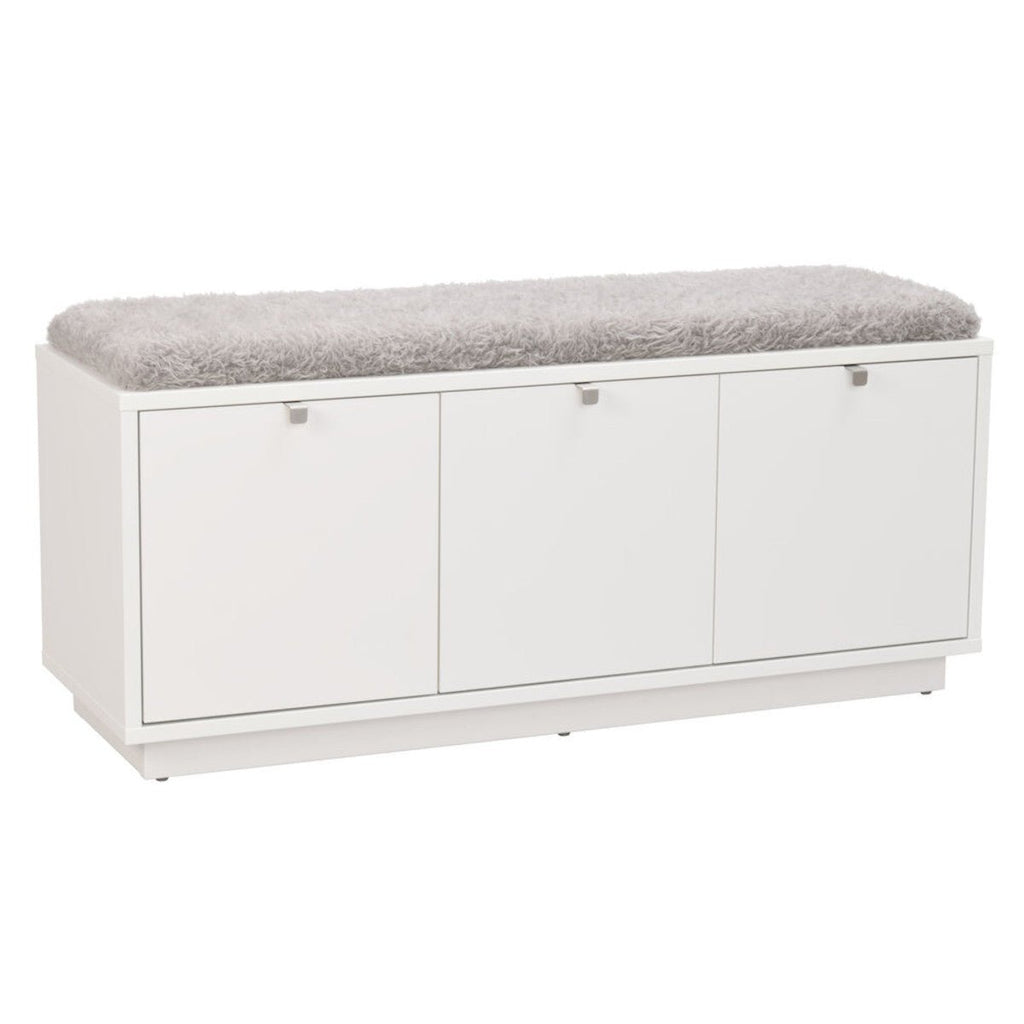 Confetti Bänk 3L Vit/Fårskinnslook | Rowico Home | 7340126521922 | 103764 | Maessing Interiör