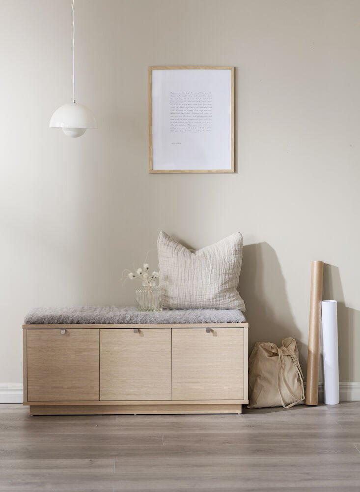 Confetti Bänk Vitpigmenterad/Grå | Rowico Home | 7340126521960 | 103768 | Maessing Interiör
