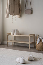 Confetti Skohylla Vitpigmenterad Ek 80 | Rowico Home | 7340126519691 | 103732 | Maessing Interiör