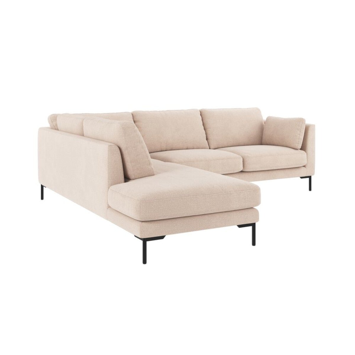 Corwin Hörnsoffa 2,5+2,5-Sits Öppet Avslut Vä Ljusbeige Rita 01 | Rowico Home | 7340126586501 | 129156 | Maessing Interiör