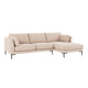 Corwin Soffa 3,5-Sits-Schäslong Hö Ljusbeige Rita #01