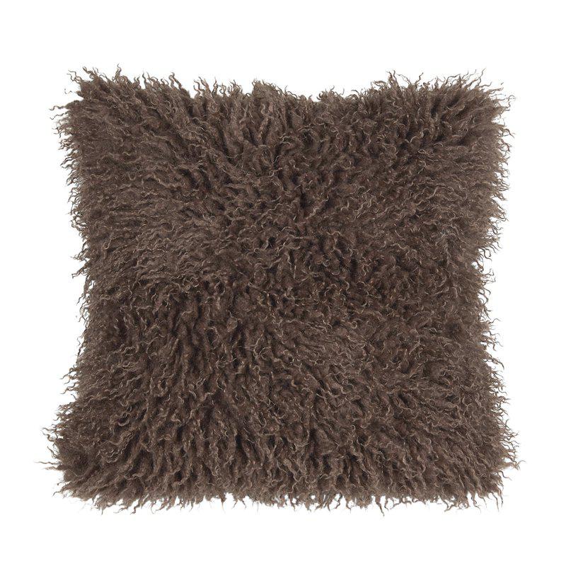 Curly Kuddfodral Brun 50x50 | Fondaco | 7340073922902 | 240306 - 444 - 70 | Maessing Interiör