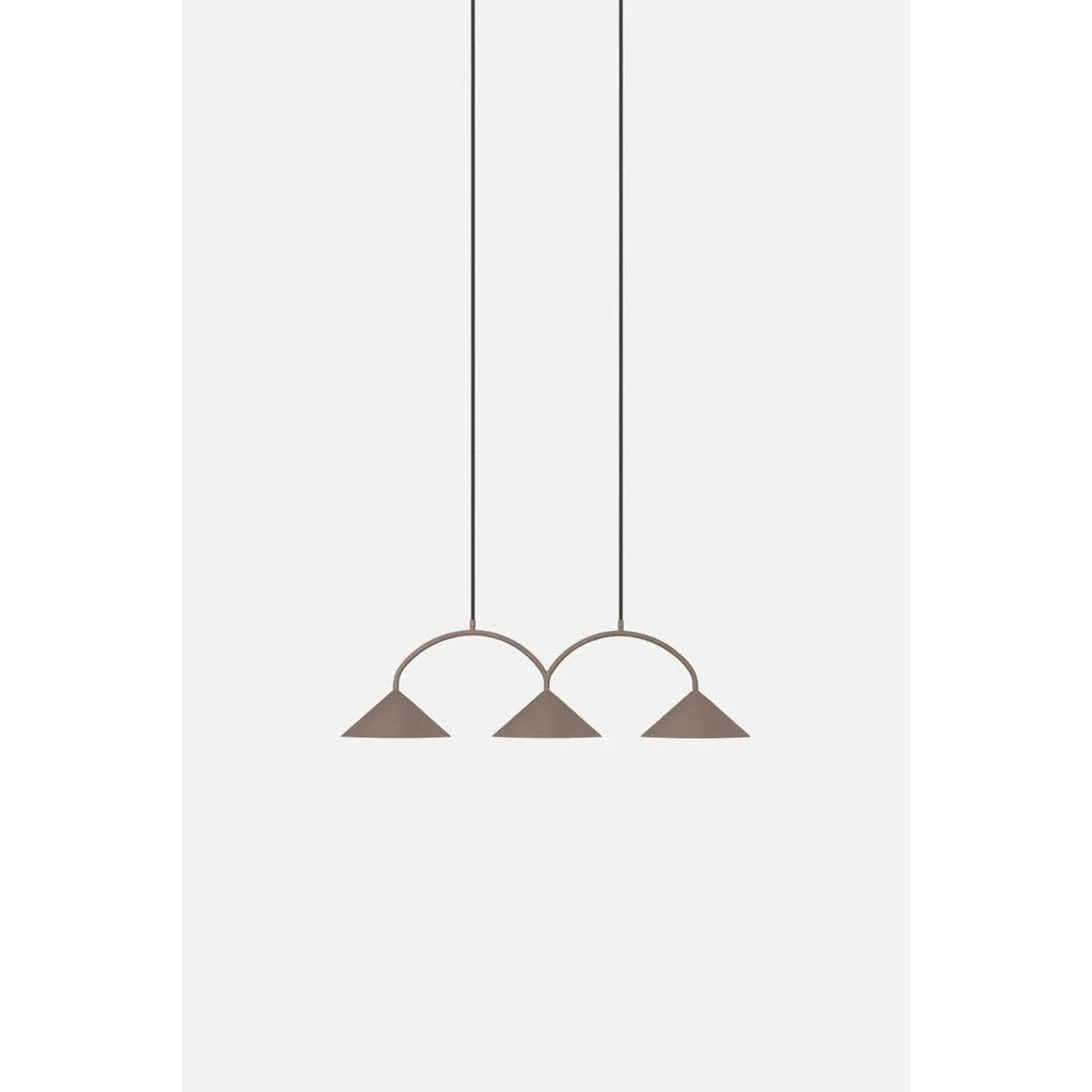 Curve 3 Pendellampa Brun | Globen Lighting | 7319434520064 | 452006 | Maessing Interiör