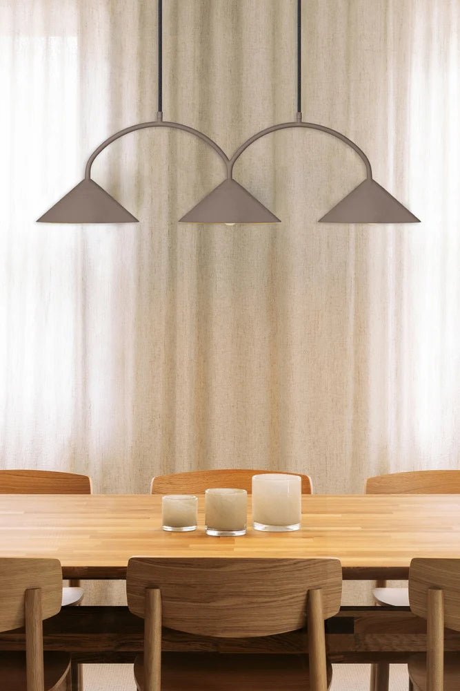 Curve 3 Pendellampa Brun | Globen Lighting | 7319434520064 | 452006 | Maessing Interiör