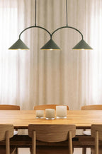 Curve 3 Pendellampa Grön | Globen Lighting | 7319434520033 | 452003 | Maessing Interiör