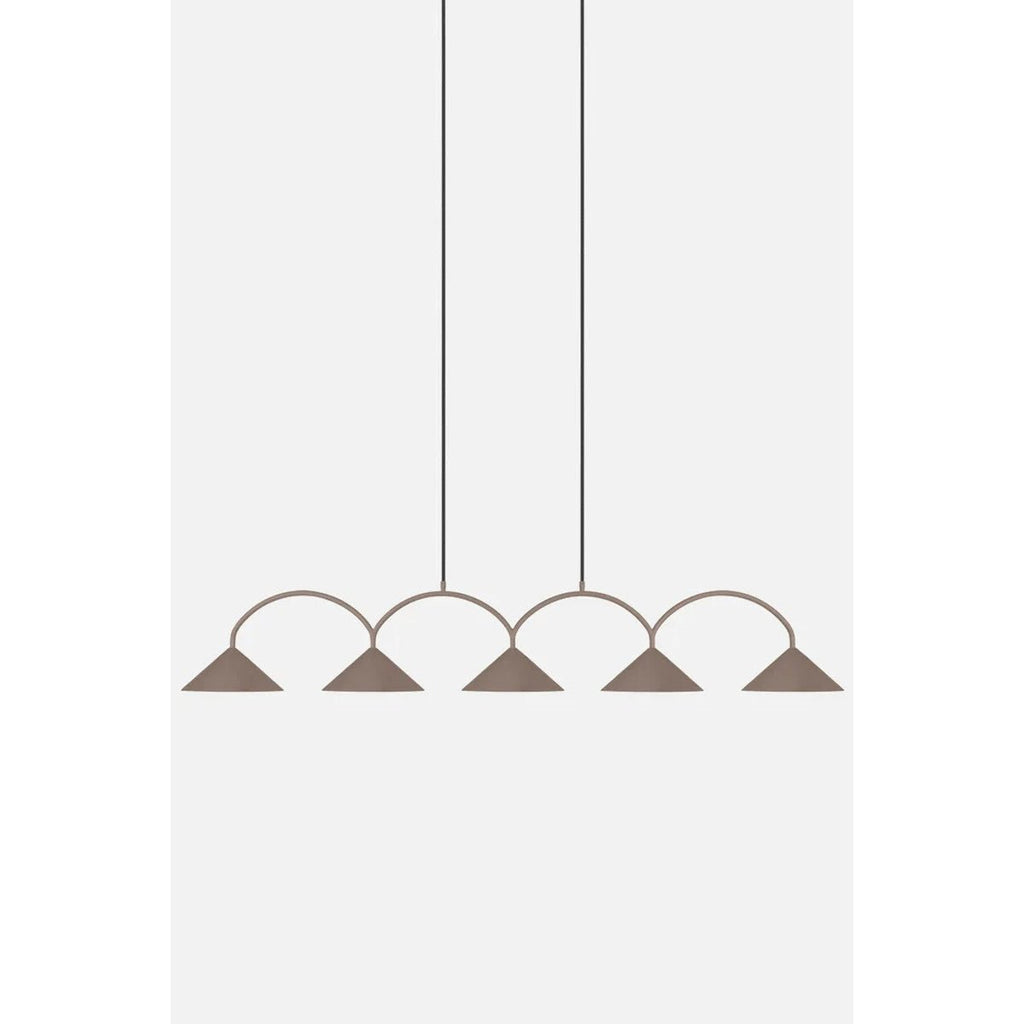 Curve 5 Pendellampa Brun | Globen Lighting | 7319434720068 | 472006 | Maessing Interiör