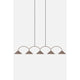 Curve 5 Pendellampa Brun