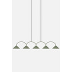 Curve 5 Pendellampa Grön | Globen Lighting | 7319434720037 | 472003 | Maessing Interiör