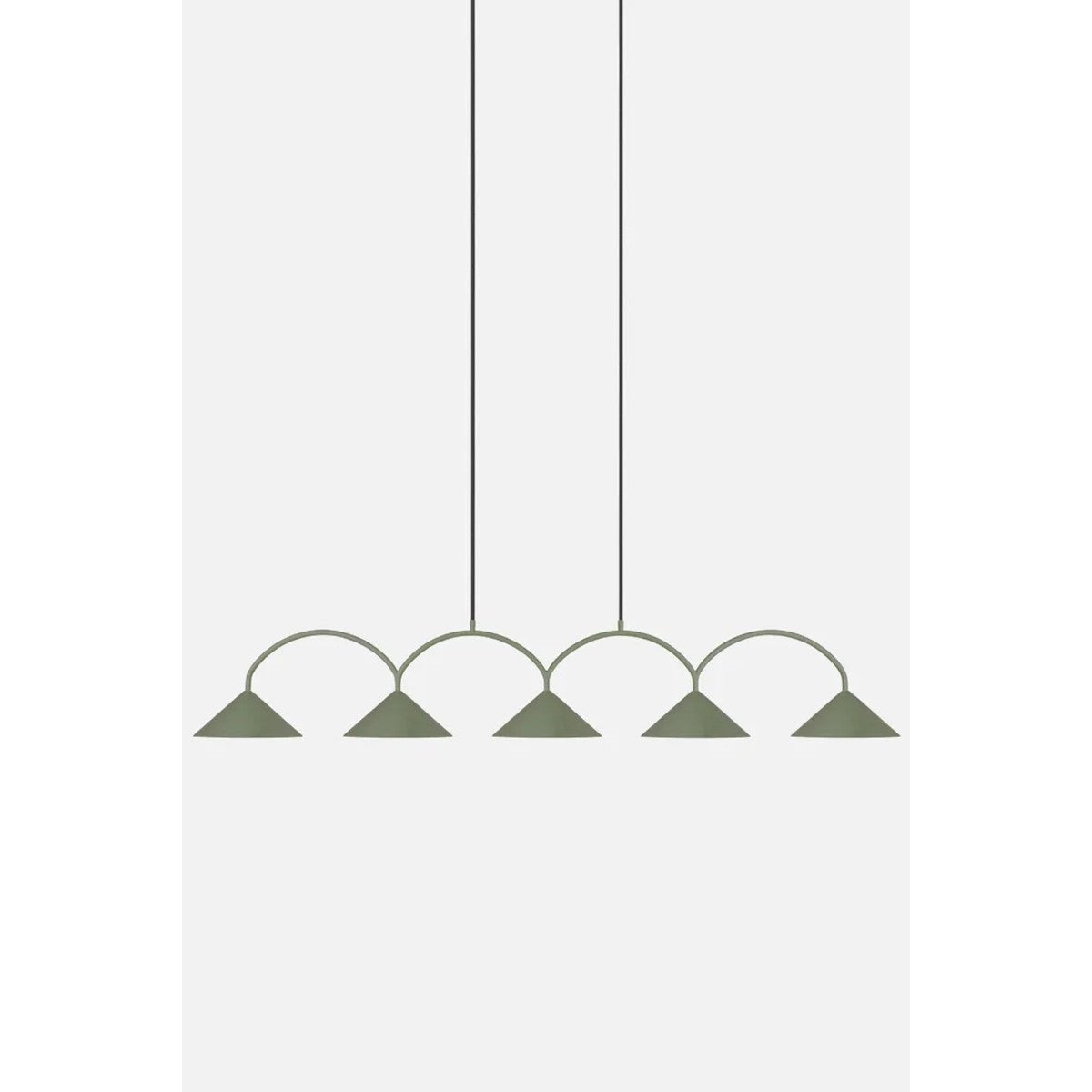 Curve 5 Pendellampa Grön | Globen Lighting | 7319434720037 | 472003 | Maessing Interiör