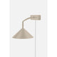 Curve Vägglampa Beige
