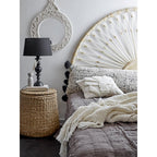 Decke Pläd Creme | Bloomingville | 5711173169085 | 63716 | Maessing Interiör