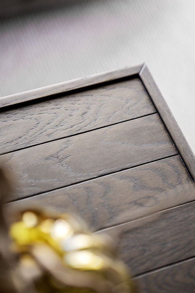 Deerfield Soffbord Brun Ek/Svart 70 | Rowico Home | 7340126556962 | 121035 | Maessing Interiör