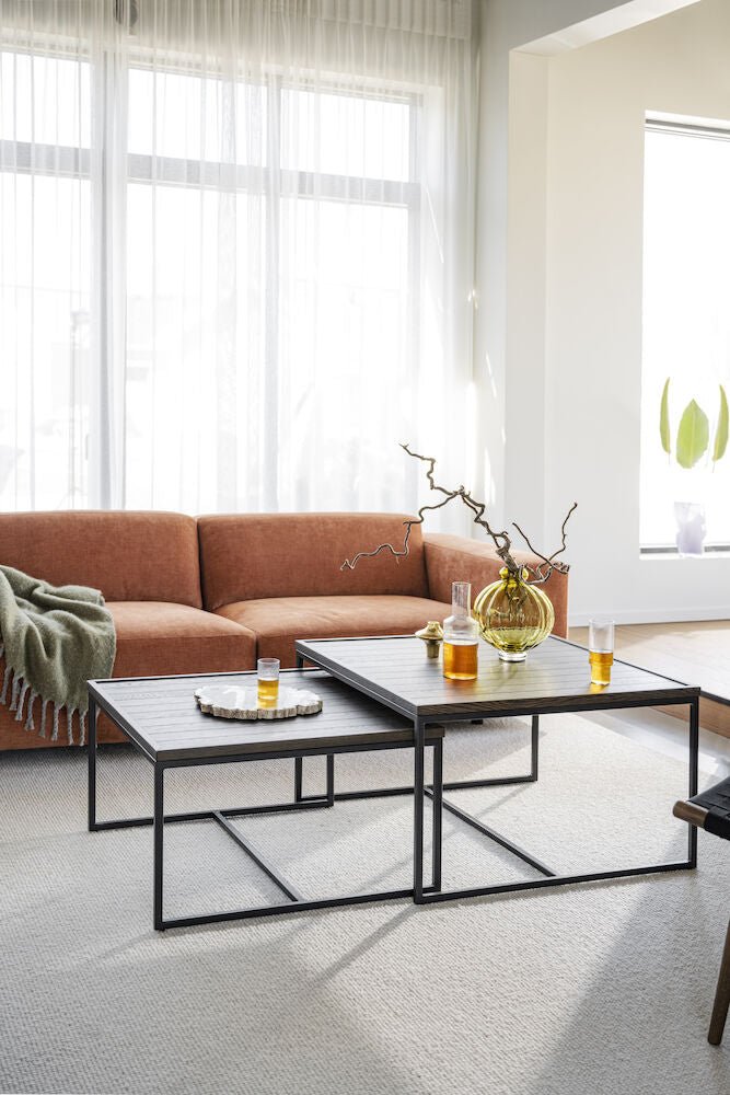 Deerfield Soffbord Brun Ek/Svart 70 | Rowico Home | 7340126556962 | 121035 | Maessing Interiör